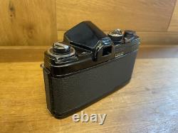 Rare Black Near Mint Konica FP Film Camera Hexanon 52mm F/1.8 Lens From JPN