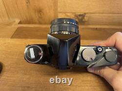 Rare Black Near Mint Konica FP Film Camera Hexanon 52mm F/1.8 Lens From JPN