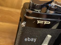 Rare Black Near Mint Konica FP Film Camera Hexanon 52mm F/1.8 Lens From JPN