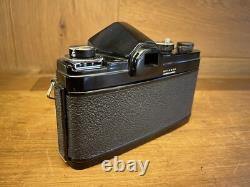 Rare Black Near Mint ++ Konica FP Film Camera Hexanon 52mm F/1.8 Lens / JPN