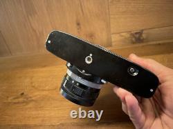 Rare Black Near Mint ++ Konica FP Film Camera Hexanon 52mm F/1.8 Lens / JPN