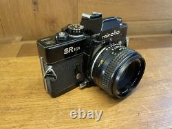Rare Black Near Mint ++ Minolta SR101 Film Camera MC Rokkor 50mm F/1.7 / JPN