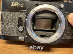 Rare Black Near Mint ++ Minolta SR101 Film Camera MC Rokkor 50mm F/1.7 / JPN