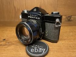 Rare Black Near Mint ++ Pentax SL Film Camera Super Takumar 55mm F/1.8 / JPN