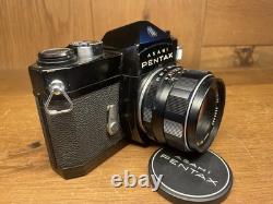 Rare Black Near Mint ++ Pentax SL Film Camera Super Takumar 55mm F/1.8 / JPN
