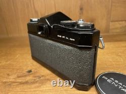 Rare Black Near Mint ++ Pentax SL Film Camera Super Takumar 55mm F/1.8 / JPN