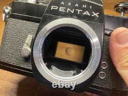 Rare Black Near Mint ++ Pentax SL Film Camera Super Takumar 55mm F/1.8 / JPN