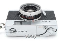 Rare CLA'd MINT Konica EYE 3 35mm Film Camera Hexanon 32mm f1.8 Lens JAPAN