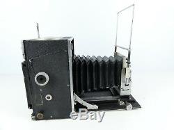 Rare Dawe Universal London 5x4 4x5 Lf Folding Bellows Camera Ross Xpres Lens