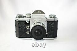 Rare Edixa Reflex A 1956-1960 35mm SLR, inc case, bag, 2 light meters, lens