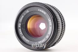 Rare MINT in Box Canon AE-1 SLR 35mm Film Camera + NFD 50mm f1.8 Lens JAPAN