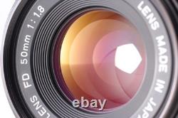 Rare MINT in Box Canon AE-1 SLR 35mm Film Camera + NFD 50mm f1.8 Lens JAPAN