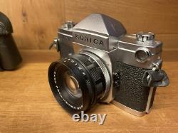 Rare Meter Works Near Mint ++ Konica FM Film Camera Hexanon 52mm F/1.8 Lens