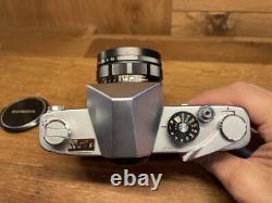 Rare Meter Works Near Mint Konica FM Film Camera Hexanon 52mm F/1.8 Lens