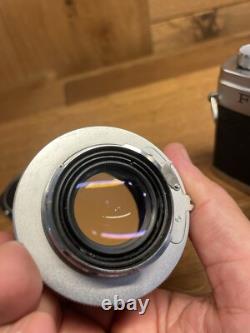 Rare Meter Works Near Mint Konica FM Film Camera Hexanon 52mm F/1.8 Lens