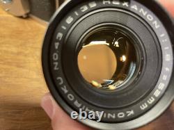 Rare Meter Works Near Mint ++ Konica FM Film Camera Hexanon 52mm F/1.8 Lens
