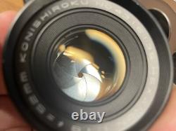 Rare Meter Works Near Mint ++ Konica FM Film Camera Hexanon 52mm F/1.8 Lens