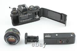 Rare Near MINT Minolta XD-s + MD ROKKOR 50mm f/1.4 Lens Film Camera From JAPAN