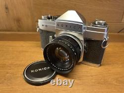 Rare Near Mint Konica FS Film Camera Hexanon 52mm F/1.8 Standard Lens /Japan