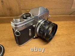 Rare Near Mint Konica FS Film Camera Hexanon 52mm F/1.8 Standard Lens /Japan