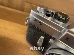 Rare Near Mint Konica FS Film Camera Hexanon 52mm F/1.8 Standard Lens /Japan