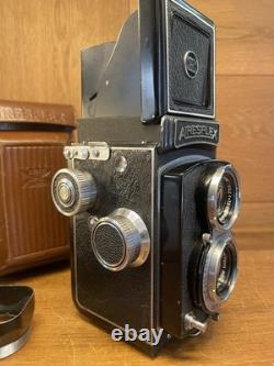 Rare Nikkor Lens Near Mint ++ with Case Aires Airesflex Z TLR 6x6 Film Camera