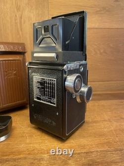 Rare Nikkor Lens Near Mint ++ with Case Aires Airesflex Z TLR 6x6 Film Camera