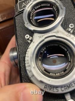 Rare Nikkor Lens Near Mint ++ with Case Aires Airesflex Z TLR 6x6 Film Camera