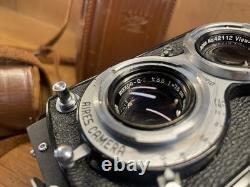 Rare Nikkor Lens Near Mint ++ with Case Aires Airesflex Z TLR 6x6 Film Camera