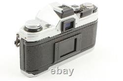 Rare O Lens MINT Canon AE-1 Silver 35mm Film Camera + FD 50mm f/1.8 From JAPAN