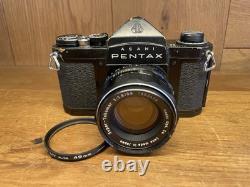 Rare Original Black Shutter Repaired Exc+4 Pentax S3 Film Camera 55mm F/1.8