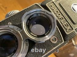 Rare TOMIOKA Tri-Lauser Lens Near Mint TOGO-DO HACOFLEX TLR Film Camera JP