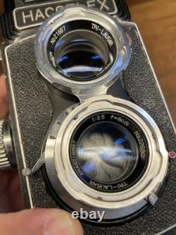 Rare TOMIOKA Tri-Lauser Lens Near Mint TOGO-DO HACOFLEX TLR Film Camera JP