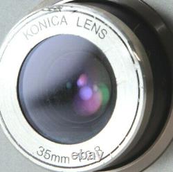 Read! As-Is? Konica BiG mini F Point & Shoot Film Camera 35mm f/2.8 Lens JAPAN