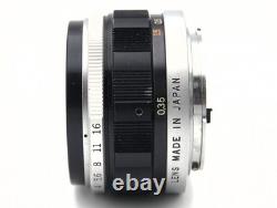 Read? Exc+4? Olympus Pen FT 35mm Half Film Camera F. Zuiko Auto-S 38mm f/1.8 Lens