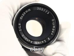 Read? Exc+4? Olympus Pen FT 35mm Half Film Camera F. Zuiko Auto-S 38mm f/1.8 Lens