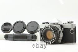 Read? Exc+5? Olympus OM-1 SLR Film Camera F. Zuiko 50mm F1.8 Lens From Japan
