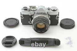 Read? Exc+5? Olympus OM-1 SLR Film Camera F. Zuiko 50mm F1.8 Lens From Japan