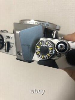 Read? Exc+5? Olympus OM-1 SLR Film Camera F. Zuiko 50mm F1.8 Lens From Japan