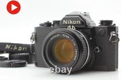 Read Exc+5 + Strap Nikon FM Black Film Camera + Ai 50mm f/1.4 Lens From JAPAN