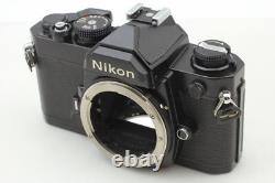 Read Exc+5 + Strap Nikon FM Black Film Camera + Ai 50mm f/1.4 Lens From JAPAN