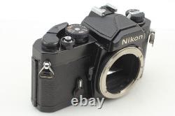 Read Exc+5 + Strap Nikon FM Black Film Camera + Ai 50mm f/1.4 Lens From JAPAN