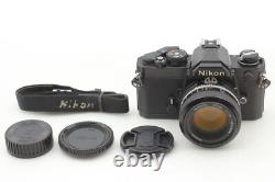 Read Exc+5 + Strap Nikon FM Black Film Camera + Ai 50mm f/1.4 Lens From JAPAN