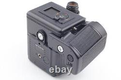 Read? MINT Lens + Strap Hood? Pentax 645 Film Camera A 45mm F2.8 120 Back Japan
