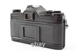 Read! N MINT Canon AE-1 Black 35mm Film Camera FD 50mm F/1.8 S. C. Lens Japan