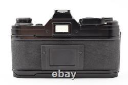 Read! N MINT Canon AE-1 Black 35mm Film Camera FD 50mm F/1.8 S. C. Lens Japan