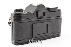 Read! N MINT Canon AE-1 Black 35mm Film Camera FD 50mm F/1.8 S. C. Lens Japan