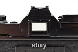 Read! N MINT Canon AE-1 Black 35mm Film Camera FD 50mm F/1.8 S. C. Lens Japan