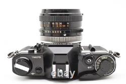 Read! N MINT Canon AE-1 Black 35mm Film Camera FD 50mm F/1.8 S. C. Lens Japan