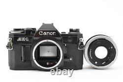 Read! N MINT Canon AE-1 Black 35mm Film Camera FD 50mm F/1.8 S. C. Lens Japan